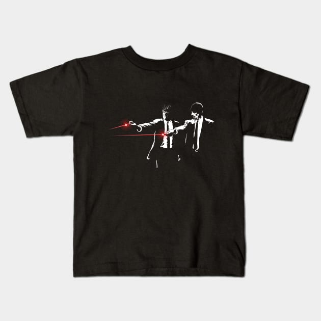 Meth Fiction Kids T-Shirt by mannypdesign